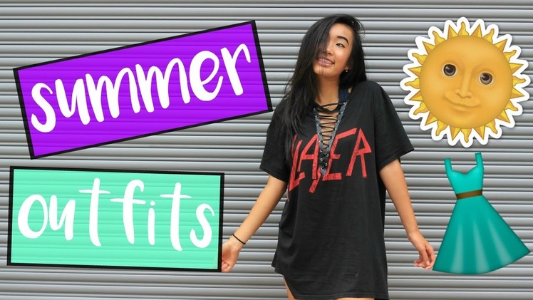 Summer Outfits + DIY Tumblr Inspired Clothing!! | Brooke Tang