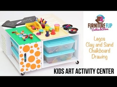 Super Easy DIY Kids Art Activity Center!