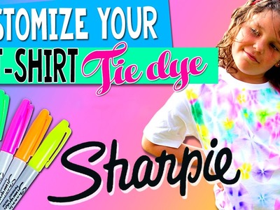 Tie Dye T-SHIRT * DIY personalized T-SHIRT