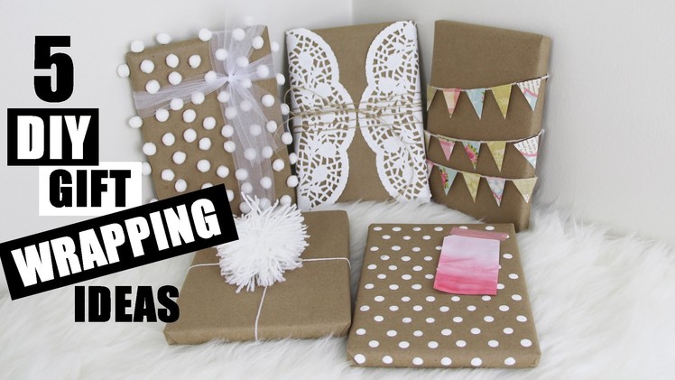 5 Easy DIY Gift Wrapping Ideas Creative and Cute | StoreeOfMyLife