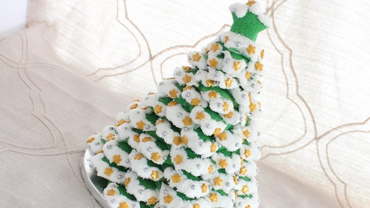 Christmas in July - 3D Wilton Cookie Tree Centrepiece
