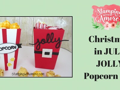 Christmas in July Jolly Popcorn Box