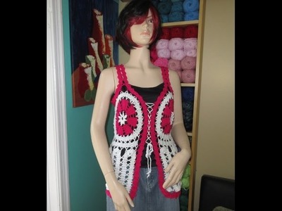 Crochet blusa de verano Rubidalia en encaje de bruja con Ruby Stedman