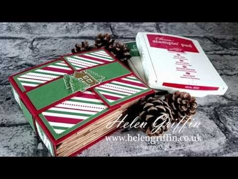 Day 4 -  Christmas In July - Christmas Mini Paperbag Album Tutorial