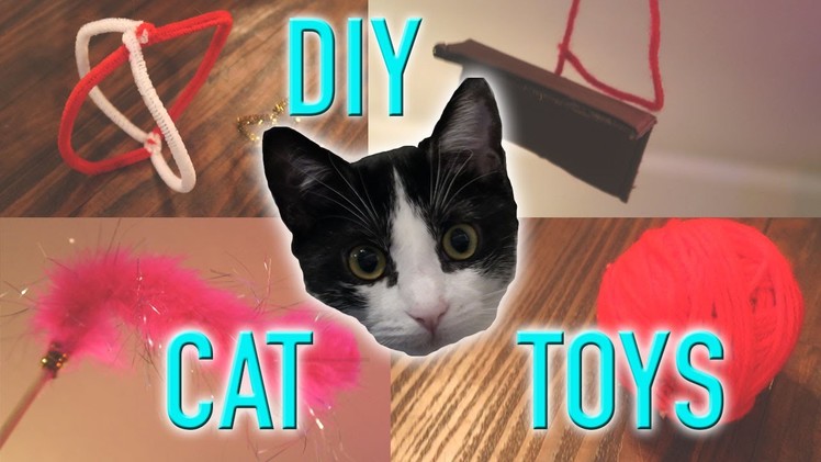 DIY CAT TOYS. easy