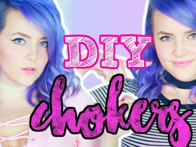 DIY Chokers! Made from Dollar Store Items!
