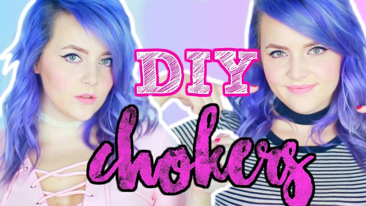 DIY Chokers! Made from Dollar Store Items!