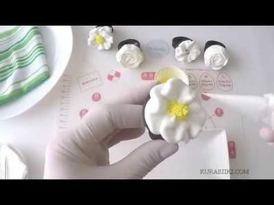 DIY Flower Cookie Ring Tutorial by Kurabiiki
