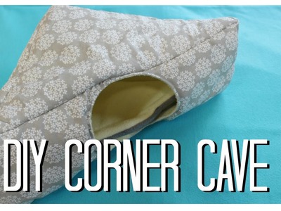 DIY: Guinea Pig Corner Cave.Hidey House