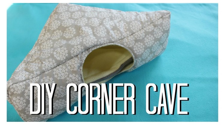 DIY: Guinea Pig Corner Cave.Hidey House