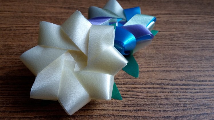 DIY How to make an easy ribbon Jasmine