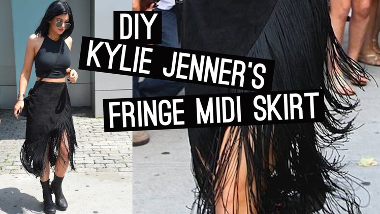 DIY: Kylie Jenner’s Fringe Midi Skirt (STYLEWIRE)