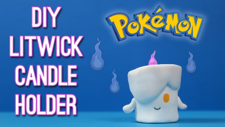 DIY Pokemon Litwick Candle Holder: How to make adorable halloween pokemon room decor