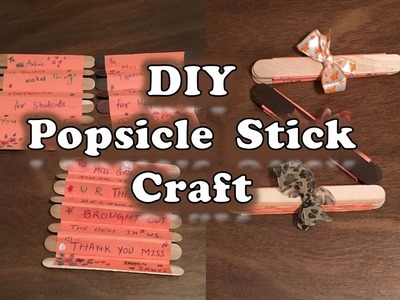 DIY Popsicle stick Card | Popsicle stick cards for any occasion | Quick Craft