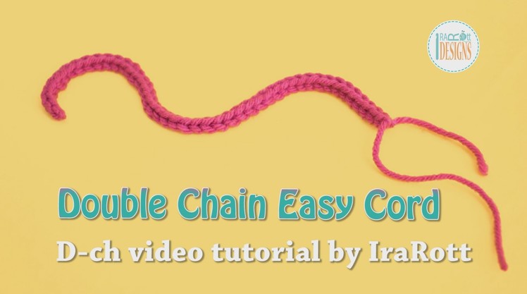 Double Chain Easy Cord Foundation Single Crochet by IraRott