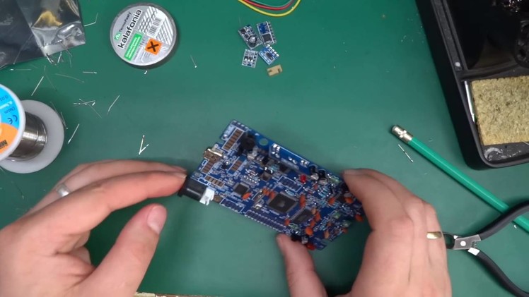 DSO068 oscilloscope DIY KIT build