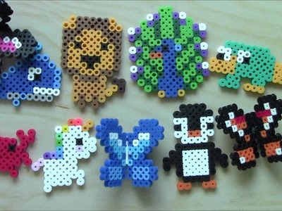 Easy Perler Bead Animal Keychains and Magnets #2