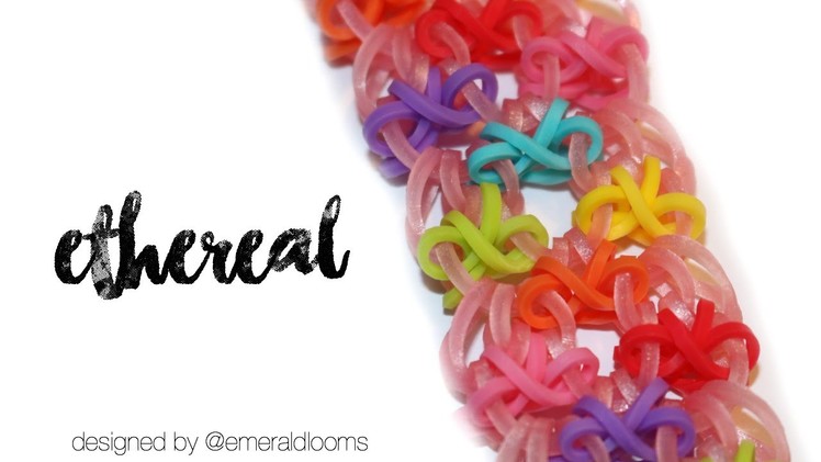 Ethereal | Rainbow Loom Hook Only Design by @emeraldlooms