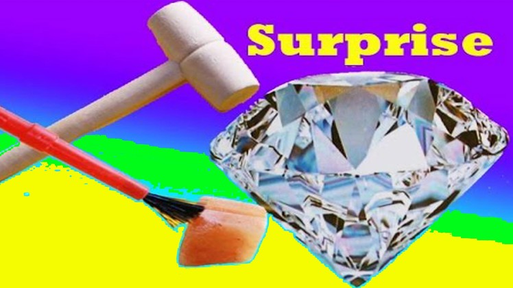 GIANT SURPRISE DIY Mystery DIAMOND or Rock ? Kids Dig It Huge Surprise Family Fun Activity