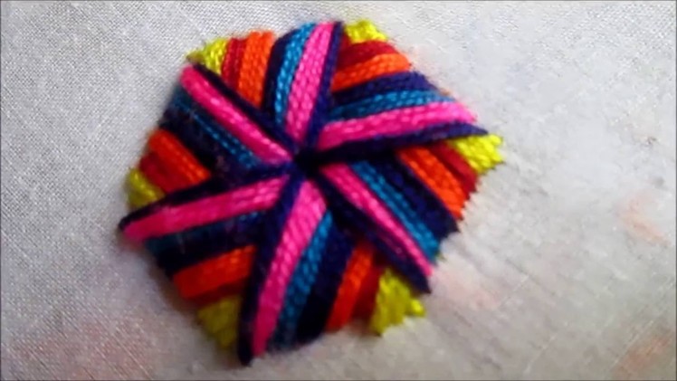 Hand Embroidery | Rainbow Stitch