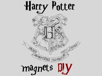 Harry Potter magnets DIY !!!