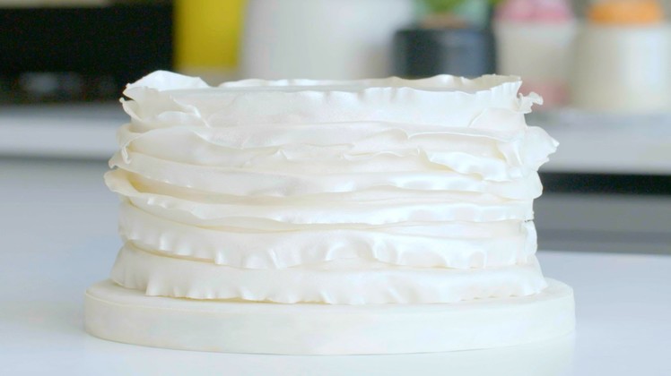 How to create a ruffle effect cake | Cake Creations