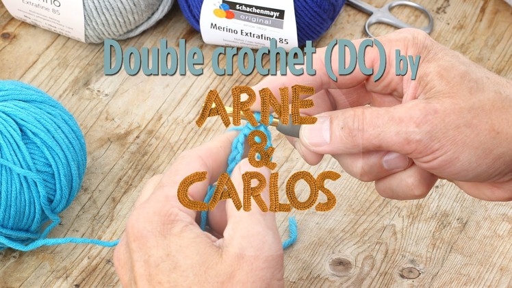 How to crochet - 4. Making a double crochet stitch - by ARNE&CARLOS
