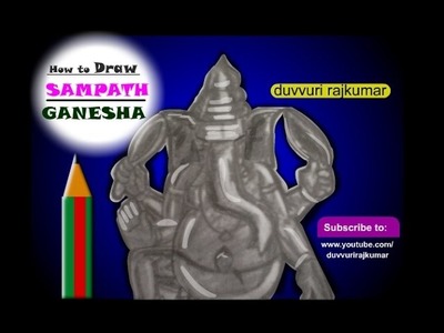 How to draw ganesh maharaj | Making of Khairatabad Ganesha | How to create ganapathi statue