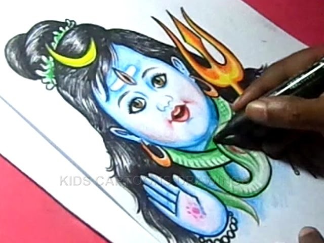 How to Draw LORD SHIVA Step by step Detailed Drawing