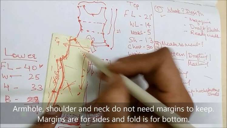 How To Make a Dress - easy steps DIY Tutorial.Be Your Own Designer by learning the pattern making.