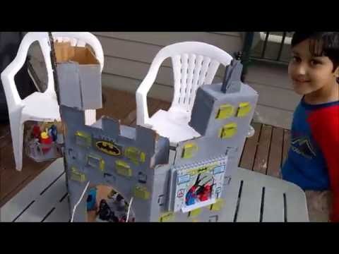 How to make cardboard batcave (the batman castle)