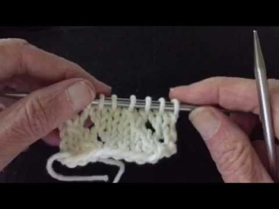 How to pick up missed yarn overs in knitting