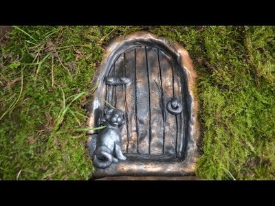 How To Sculpt A Cat Fairy Door In Polymer Clay