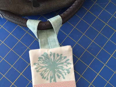 How to Sew a Fabric Luggage Tag by Sewspire