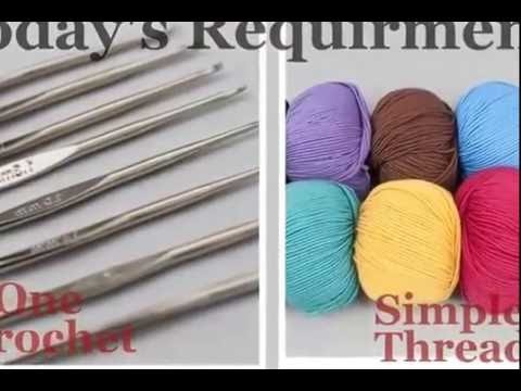 How to Start For Crochet - Crochet Beginning Guide Lecture 1