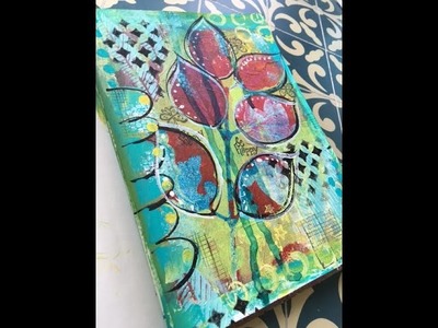 How to use your Gelli Prints in your art Journal