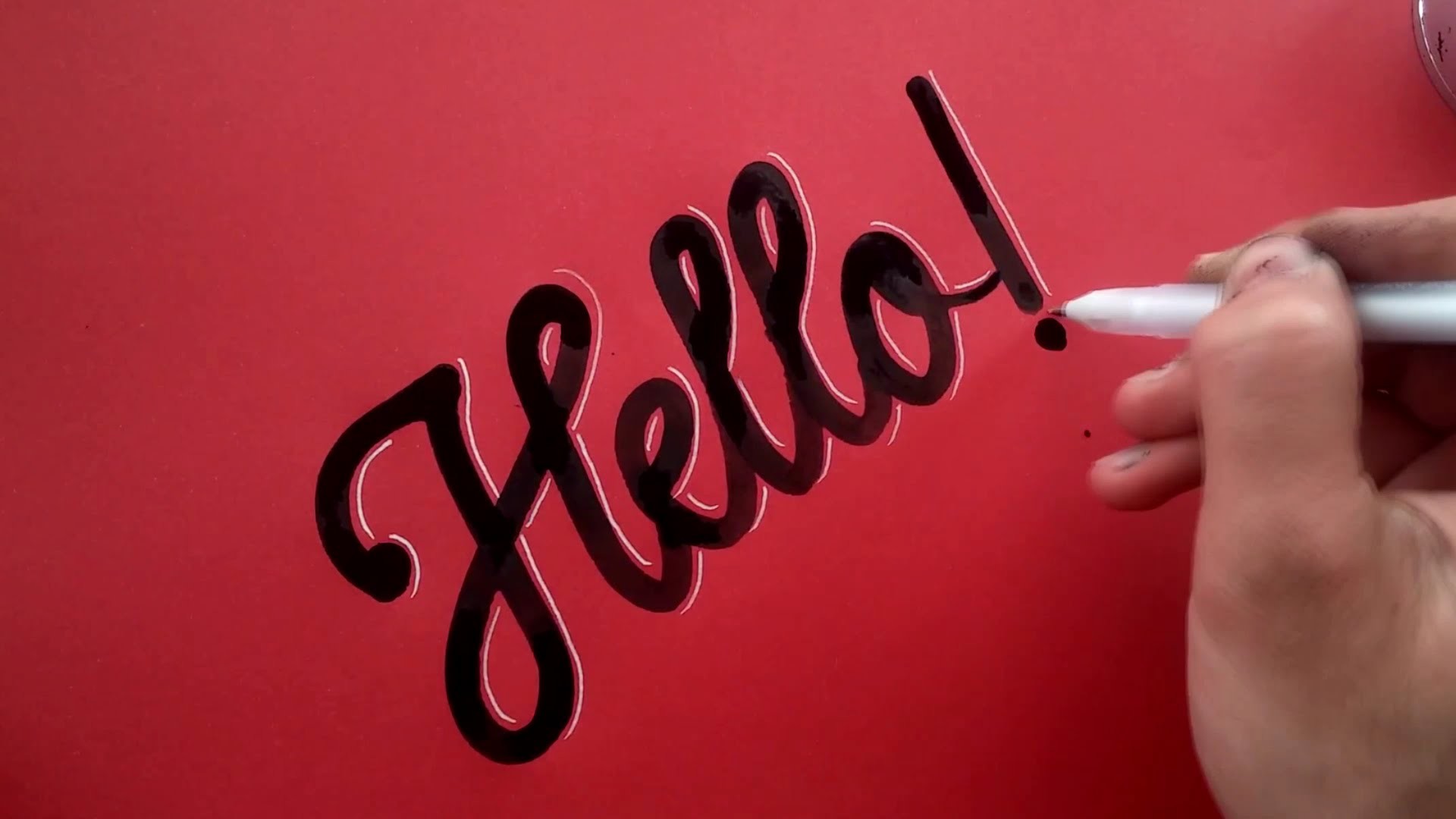 How to write calligraphy with ''redis'' nib !