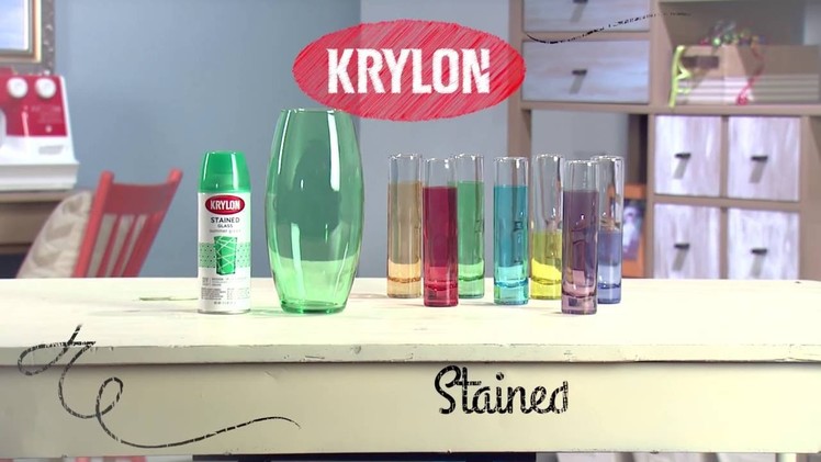 Krylon DIY: Stained Glass Project