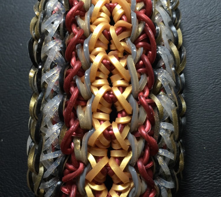 Lady Guinevere Rainbow Loom Bracelet