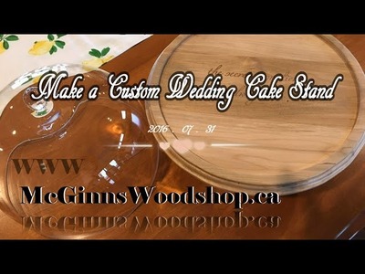 Make a Customized Wedding Cake Stand DIY Maple