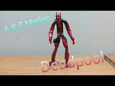 Paper Deadpool action figure .