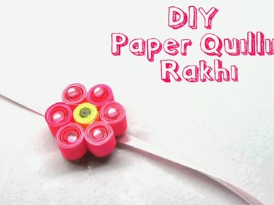 Paper quilling flower Rakhi for Raksha Bandhan | RAKSHA BANDHAN SPECIAL