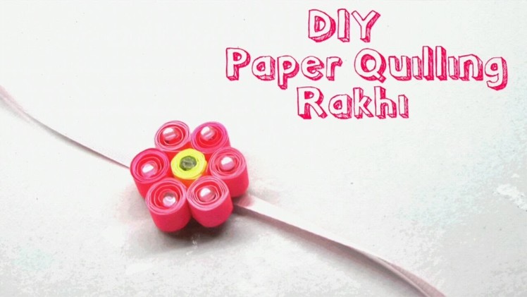Paper quilling flower Rakhi for Raksha Bandhan | RAKSHA BANDHAN SPECIAL
