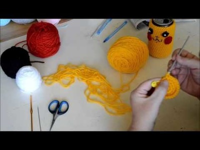 Pikachu Can Cozy - Crochet - Tutorial - English