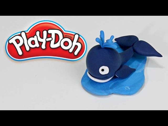 Play Doh How To Make Whale Water Spout Funny 3D Plasticine Creations