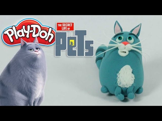 Play Doh The Secret Life Of Pets How To Make Chloe Cat Funny 3D Plasticine Creation