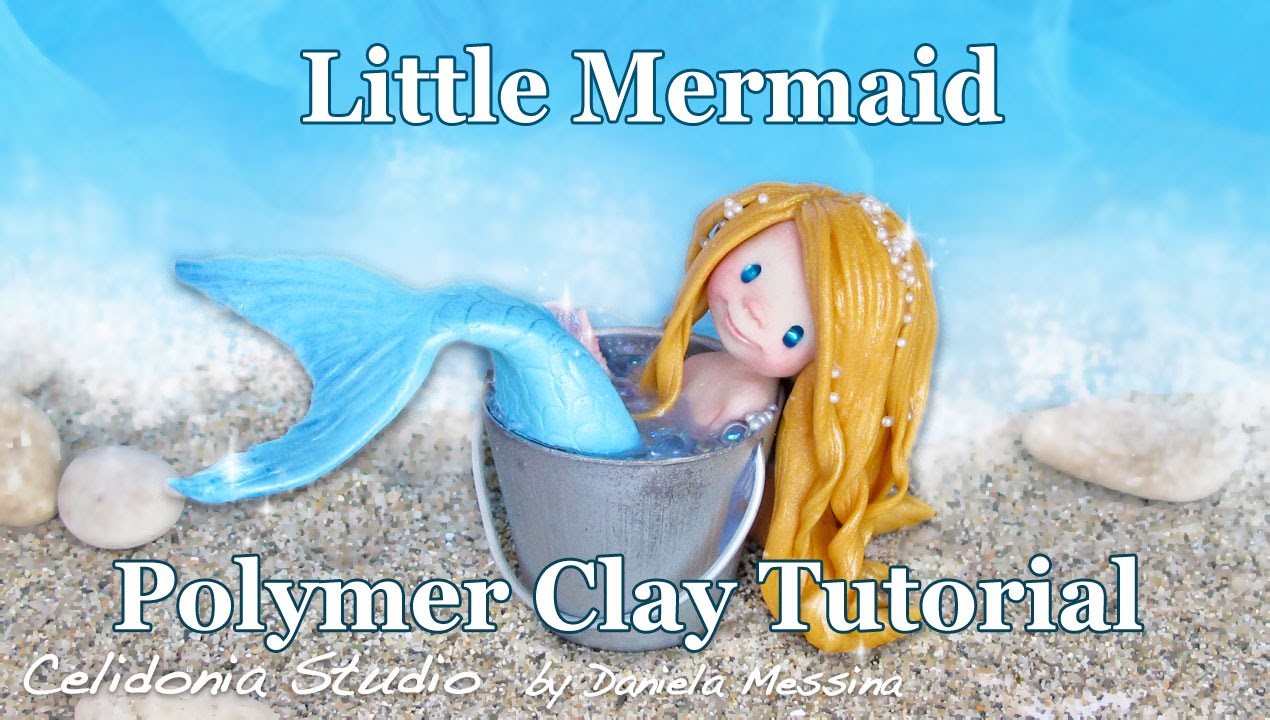 craft smart polymer clay build a mermaid house