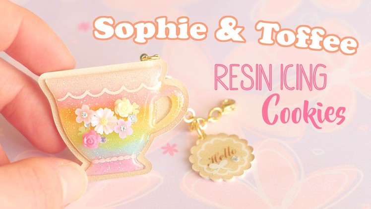 Rainbow Resin Icing Cookies│Sophie & Toffee Subscription Box July 2016