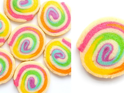 Rainbow Spiral Cookies | RECIPE