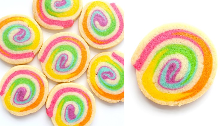 Rainbow Spiral Cookies | RECIPE